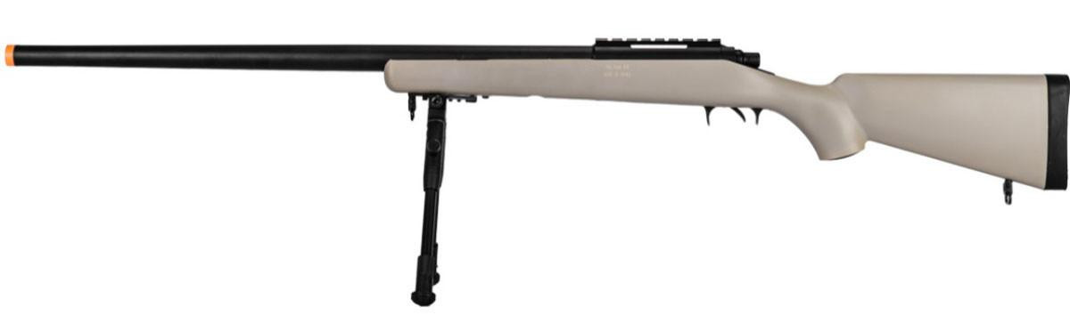 Well VSR-10 Bolt Action Airsoft Sniper Rifle w/ Bipod, Tan