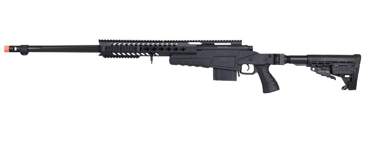 WellFire MB4418-1 Bolt Action Airsoft Sniper Rifle, Black