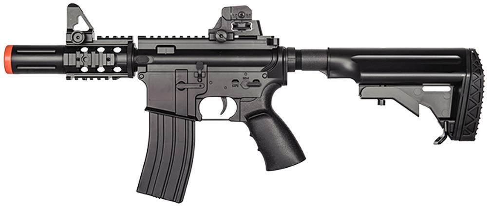 Wells Hybrid Gearbox CQB M4 AEG Airsoft Rifle, Black
