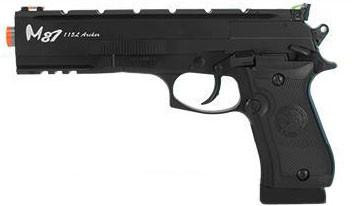 Win Gun Full Metal 500 FPS M9 Archer CO2 GBB Airsoft Pistol, Black