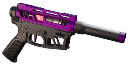 Wolverine Heretic Labs Article I HPA MTW M4 Airsoft Rifle, Purple