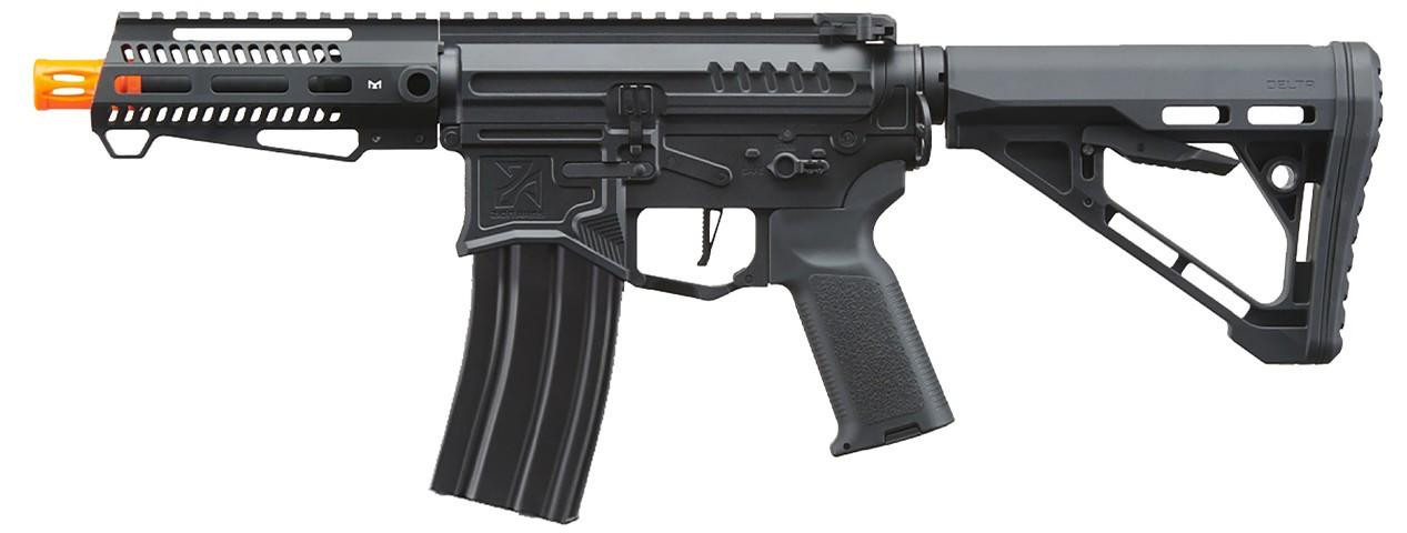 Zion Arms R15 Mod 1 Short Barrel Airsoft Rifle with Delta Stock, Black