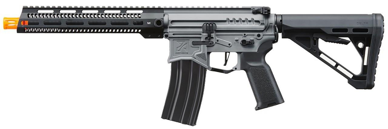 Zion Arms R15 Mod 1 Long Rail Airsoft Rifle with Delta Stock, Grey