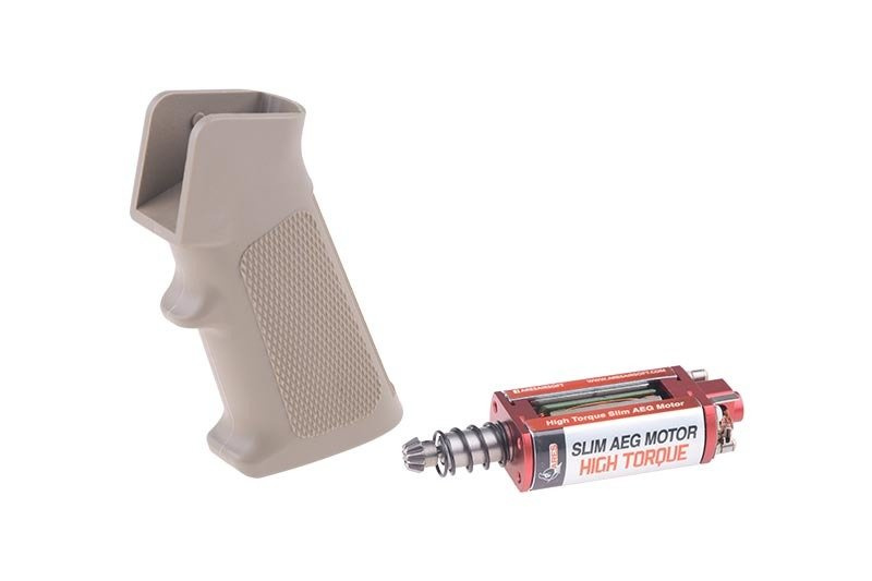 HT SLIM M4/M16 Motor Grip Set - Long - Tan