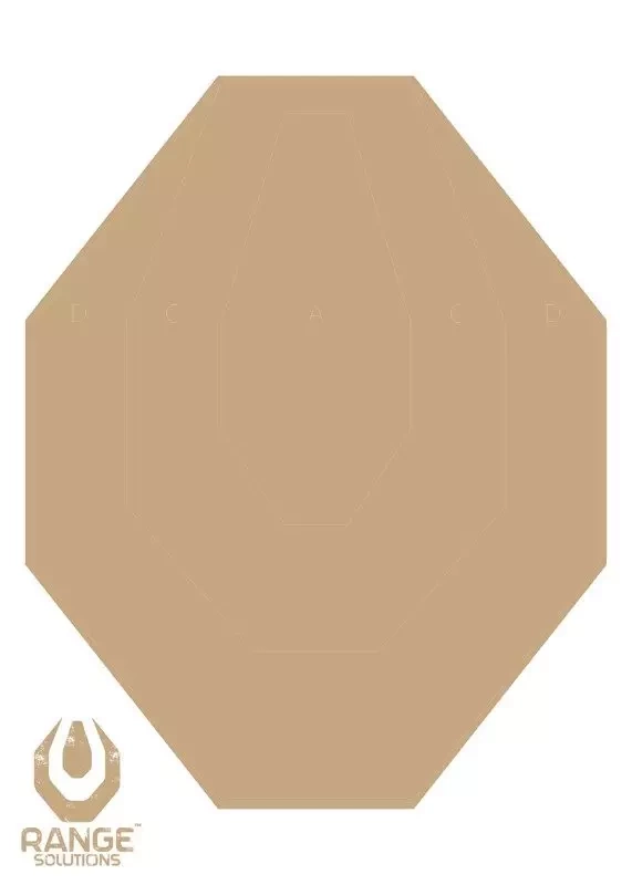 IPSC target 50 pcs.