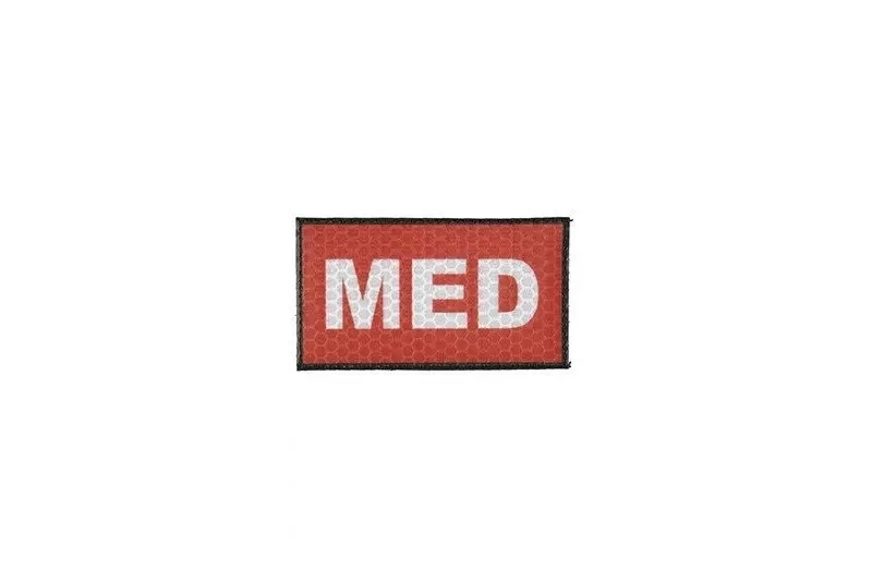 IR patch - MED - white/red