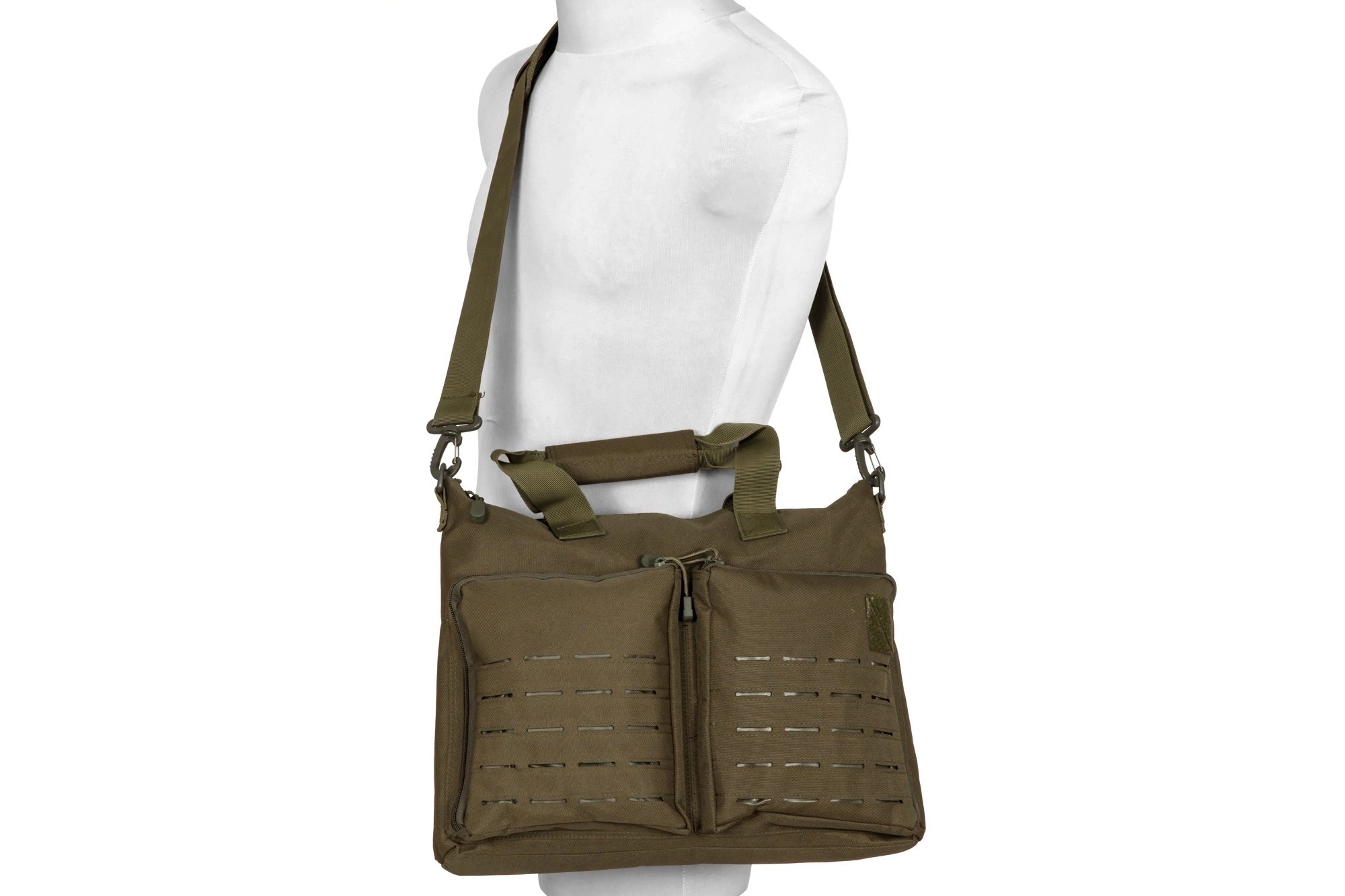 Laser-Cut Tactical Laptop Bag - Olive Drab
