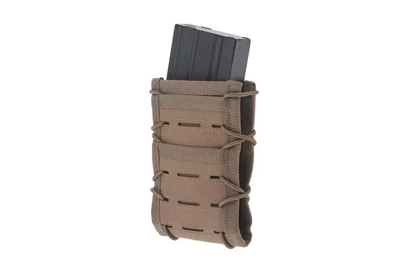 Open Laser-Cut Pouch - Tan