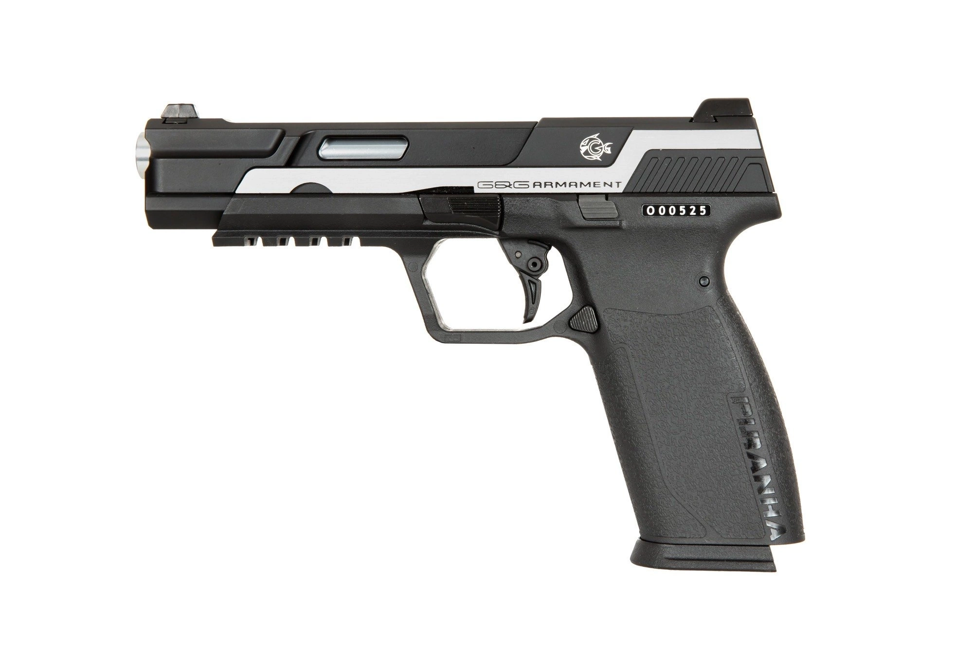 Piranha MK I pistol replica - silver