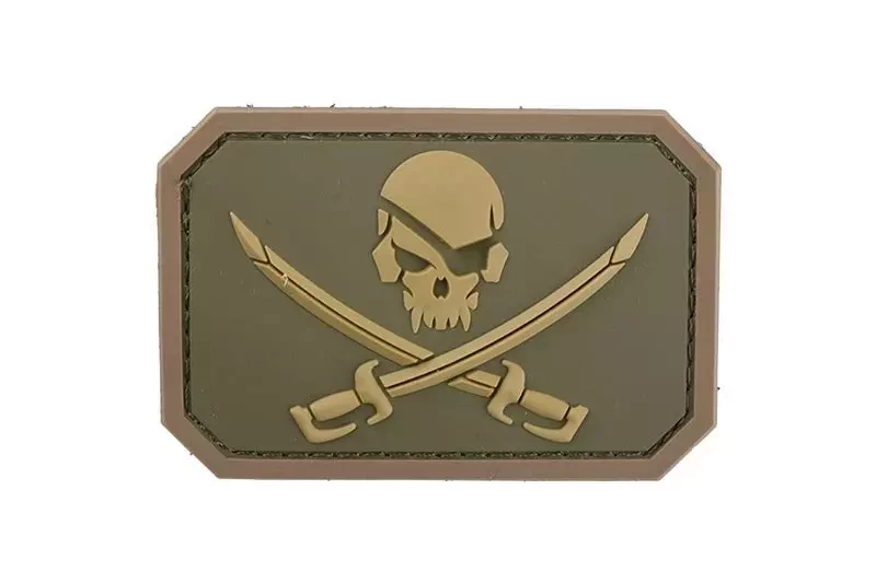 Pirate Skull PVC Patch - MC