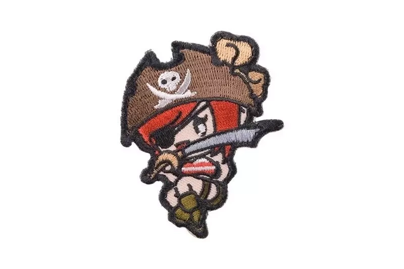 Pirate Girl Patch - HighContrast
