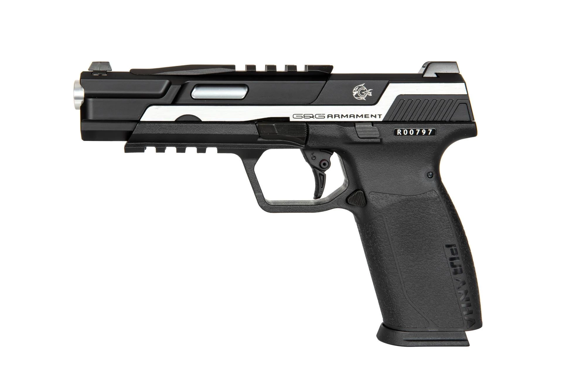 Piranha TR Pistol Replica - Silver