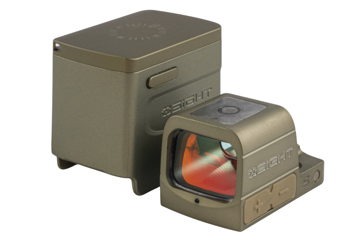 OLIGHT Osight S Multi Reticle Reflex Sight w/ Magnetic Charging Cover (2 MOA Dot & 32 MOA Circle) -