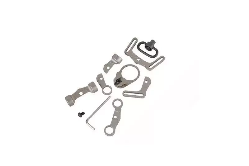 RIS rail universal attachment point - Silver