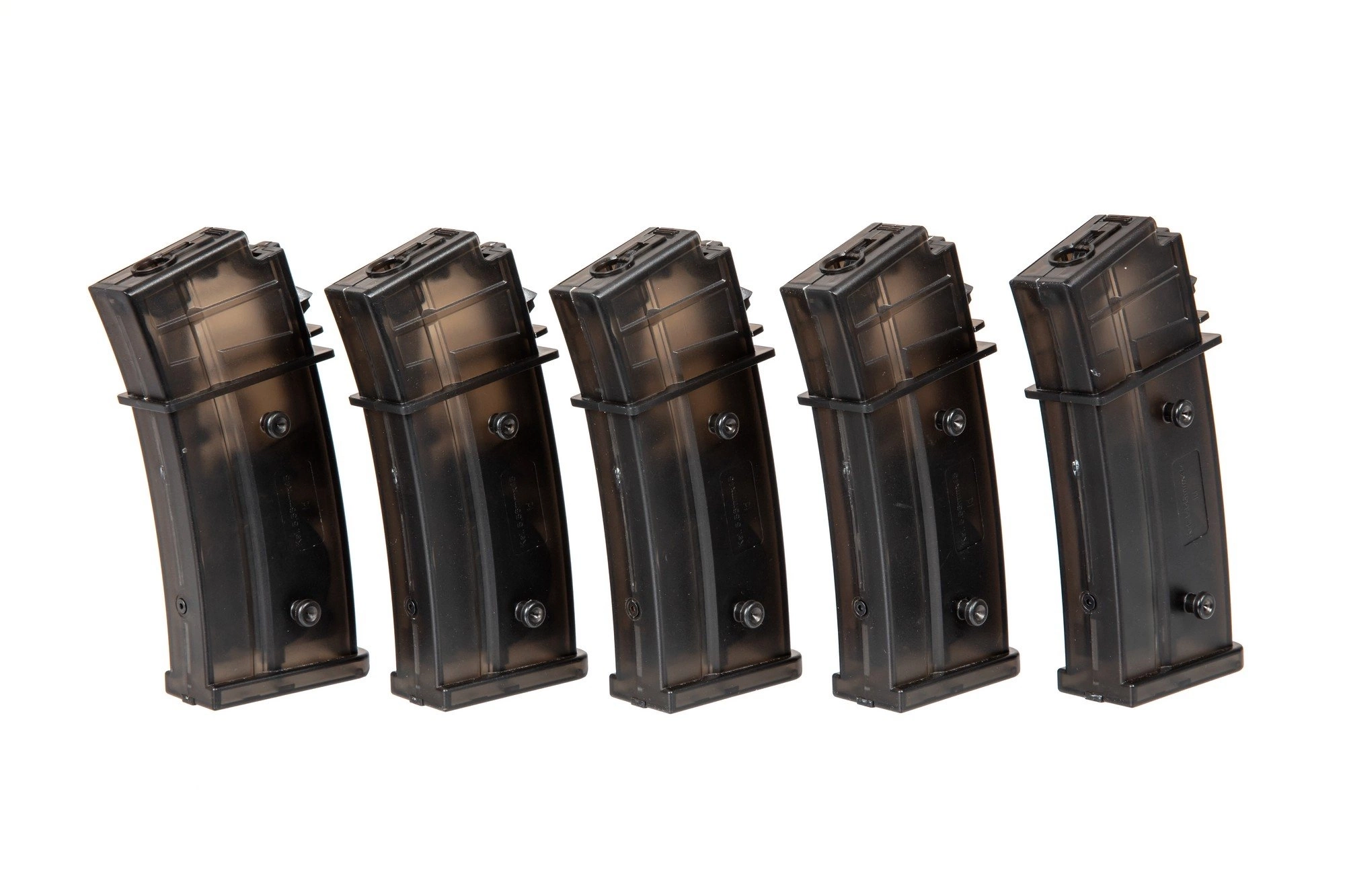 Set of 5 Hi-Cap 300 BB Magazines for G36 Replicas - Black