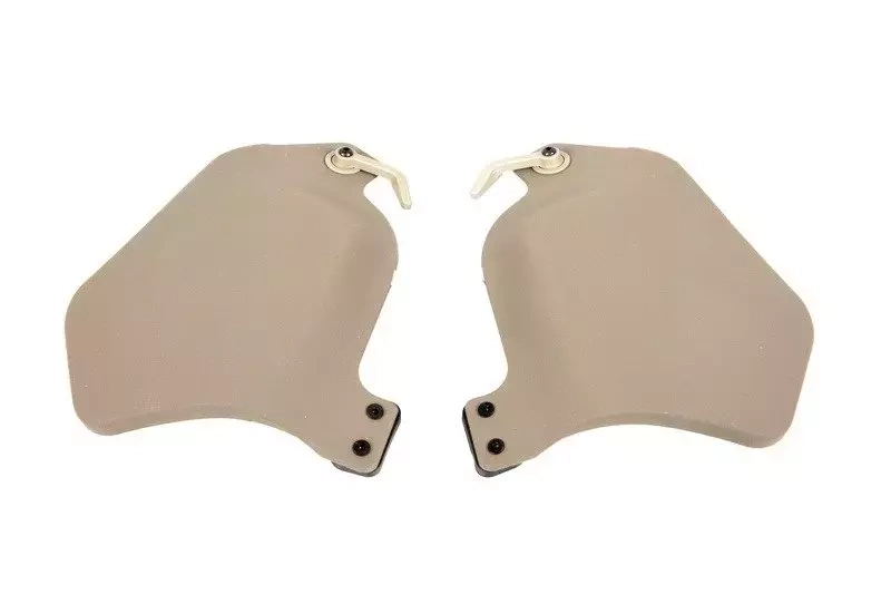 Set of Helmet Side Shields - Dark Earth