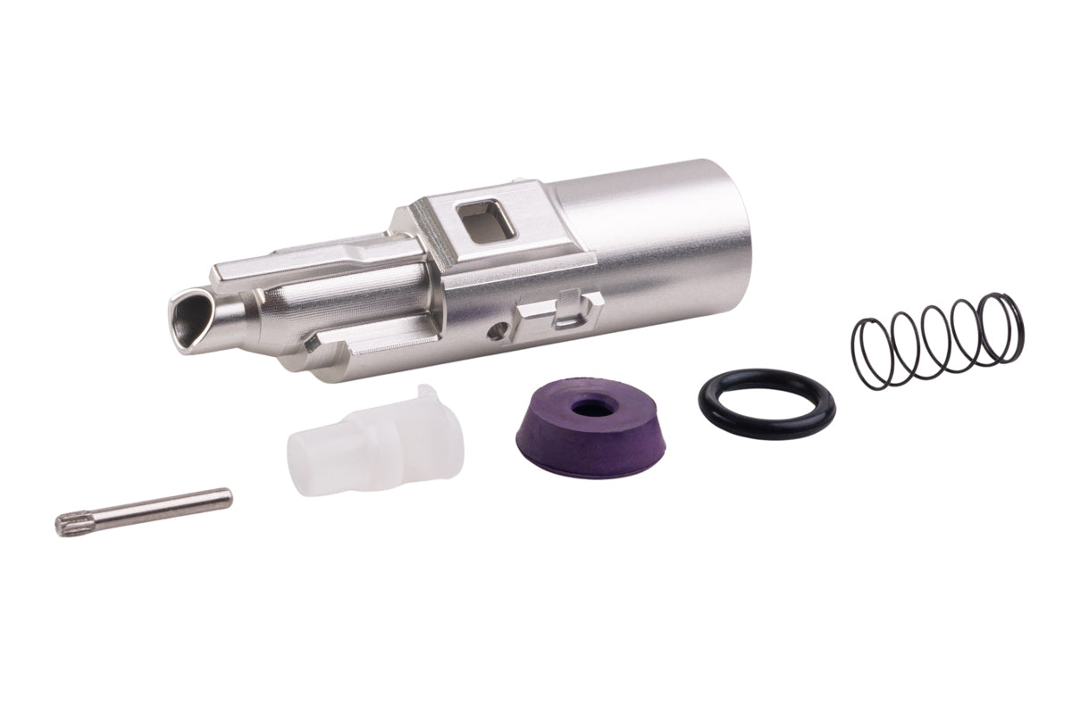 COWCOW Technology Power Up Aluminum Nozzle Set For Tokyo Marui Hi-Capa GBB (Silver)