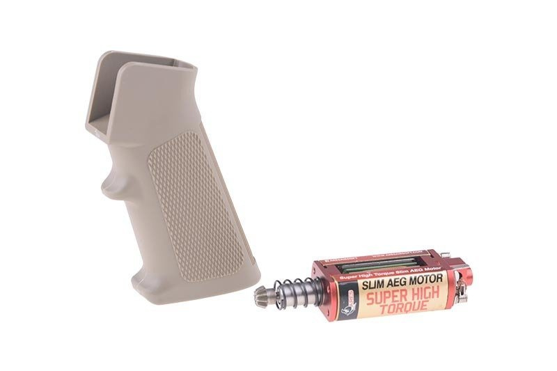 SHT SLIM M4/M16 Motor Grip Set - Long - Tan