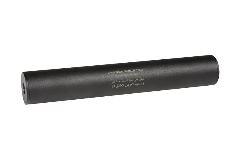 Stay 100 meters back" Covert Tactical PRO 40x250mm silencer"