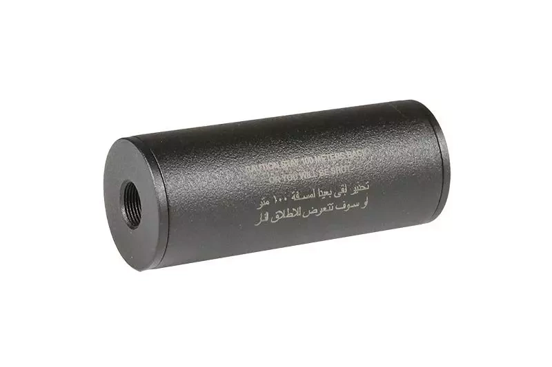 Stay 100 meters back" Covert Tactical PRO 40x100mm silencer"