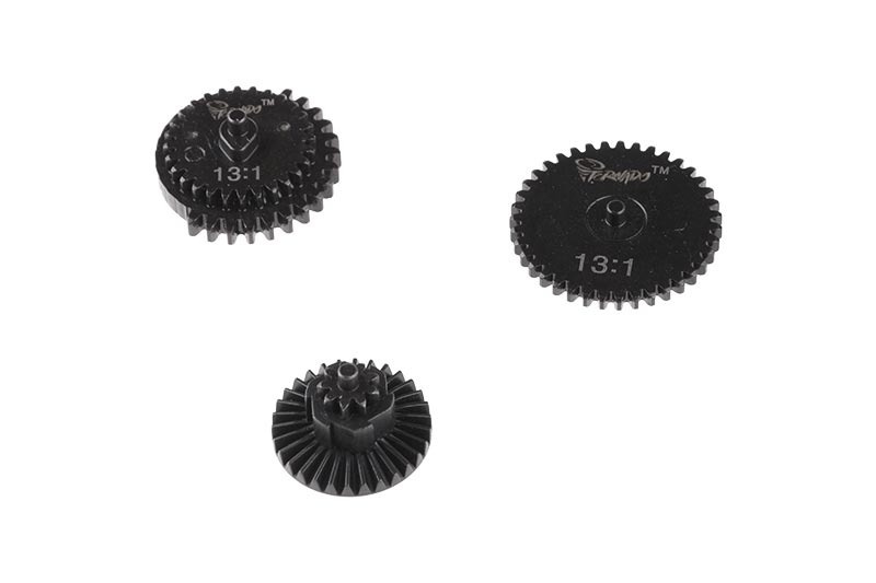 Steel 13:1 high speed gear set