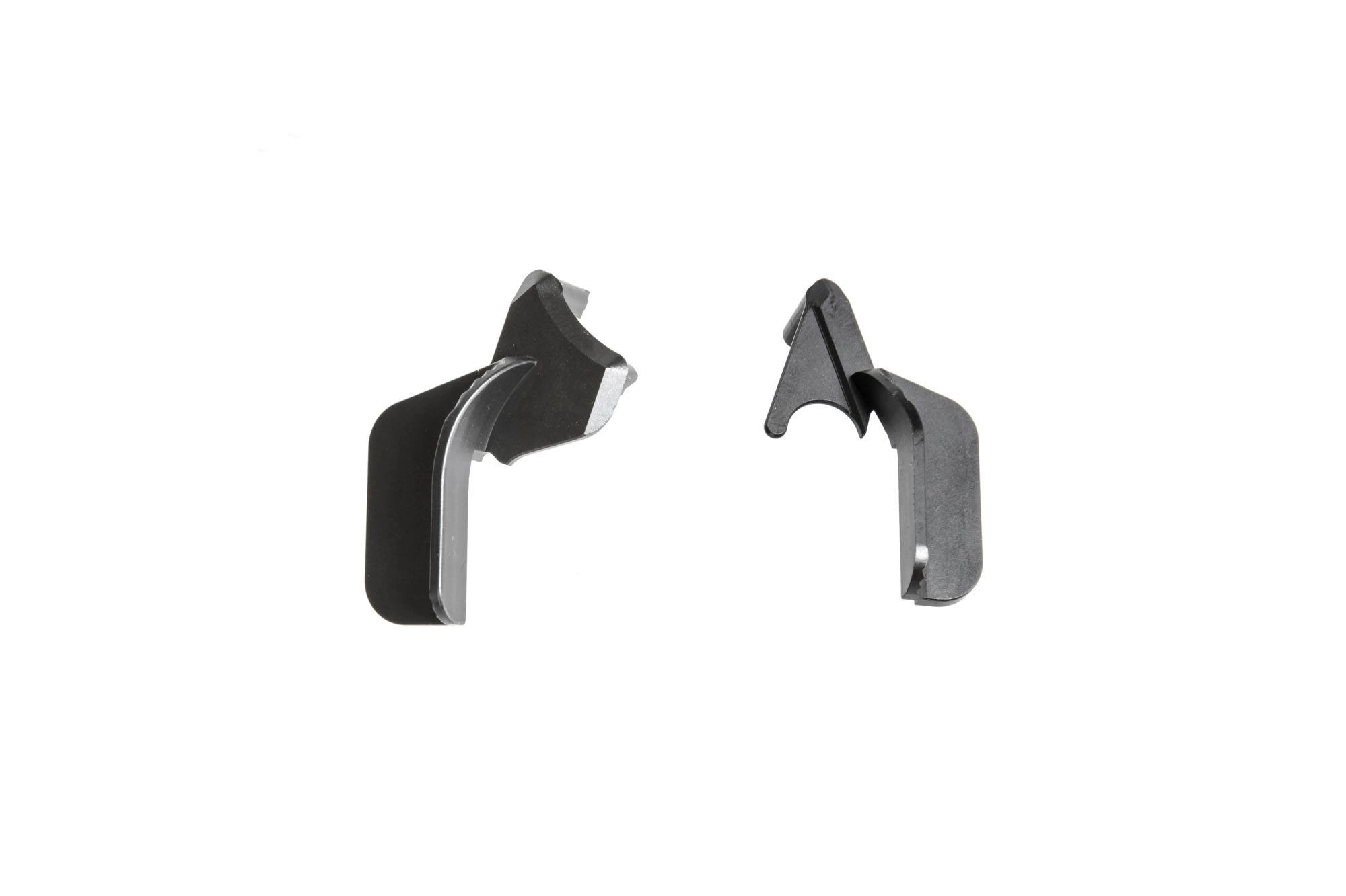 Steel ambidextrous safety for Marui Hi-Capa / 1911 airsoft guns - black