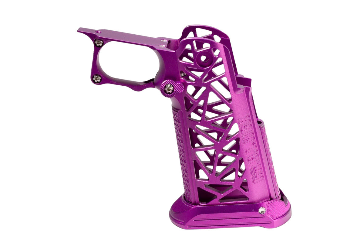 Dr. Black Type A Aluminum Grip For Tokyo Marui Hi Capa GBB Airsoft (Purple)