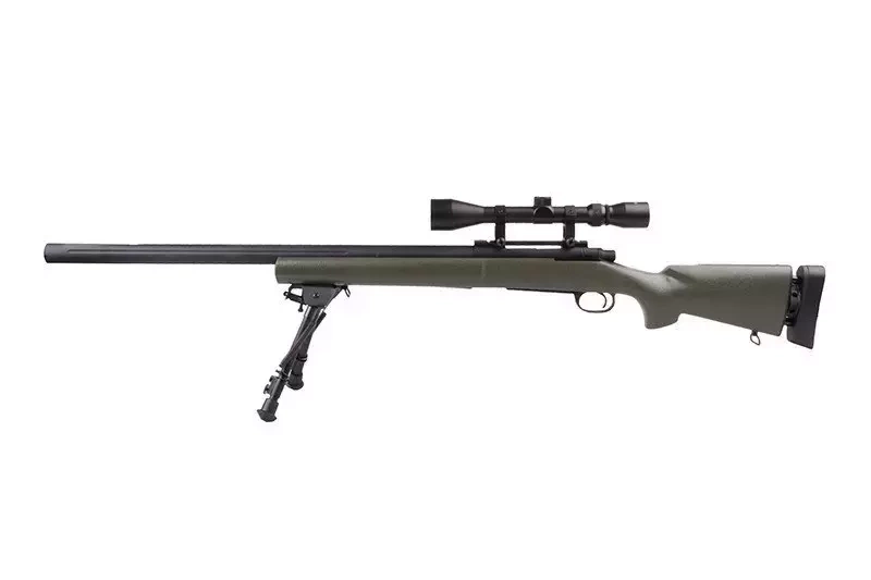 SW-04J Army Sniper Rifle Replica with scope and bipod (Upgraded) - olive