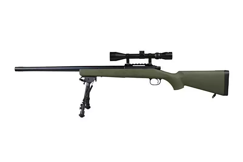 SW-10 Sniper Rifle Replica with scope and bipod (Upgraded) - olive