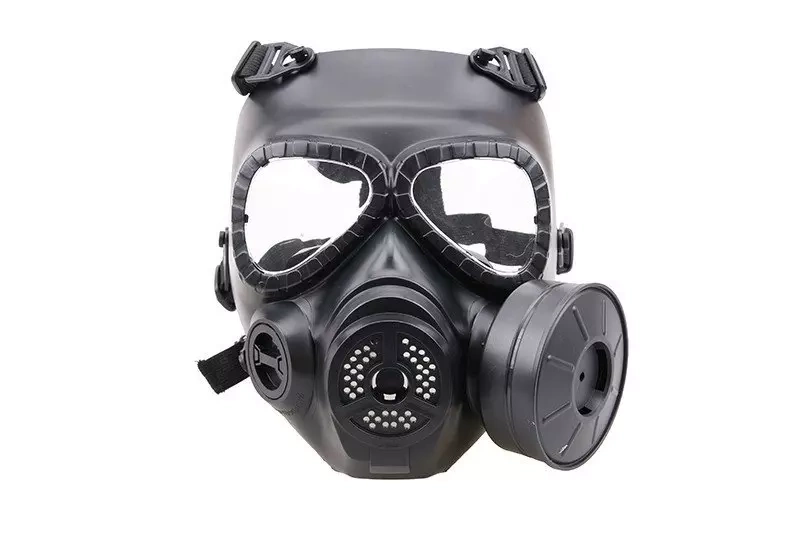 Sweat prevent mist fan mask - black