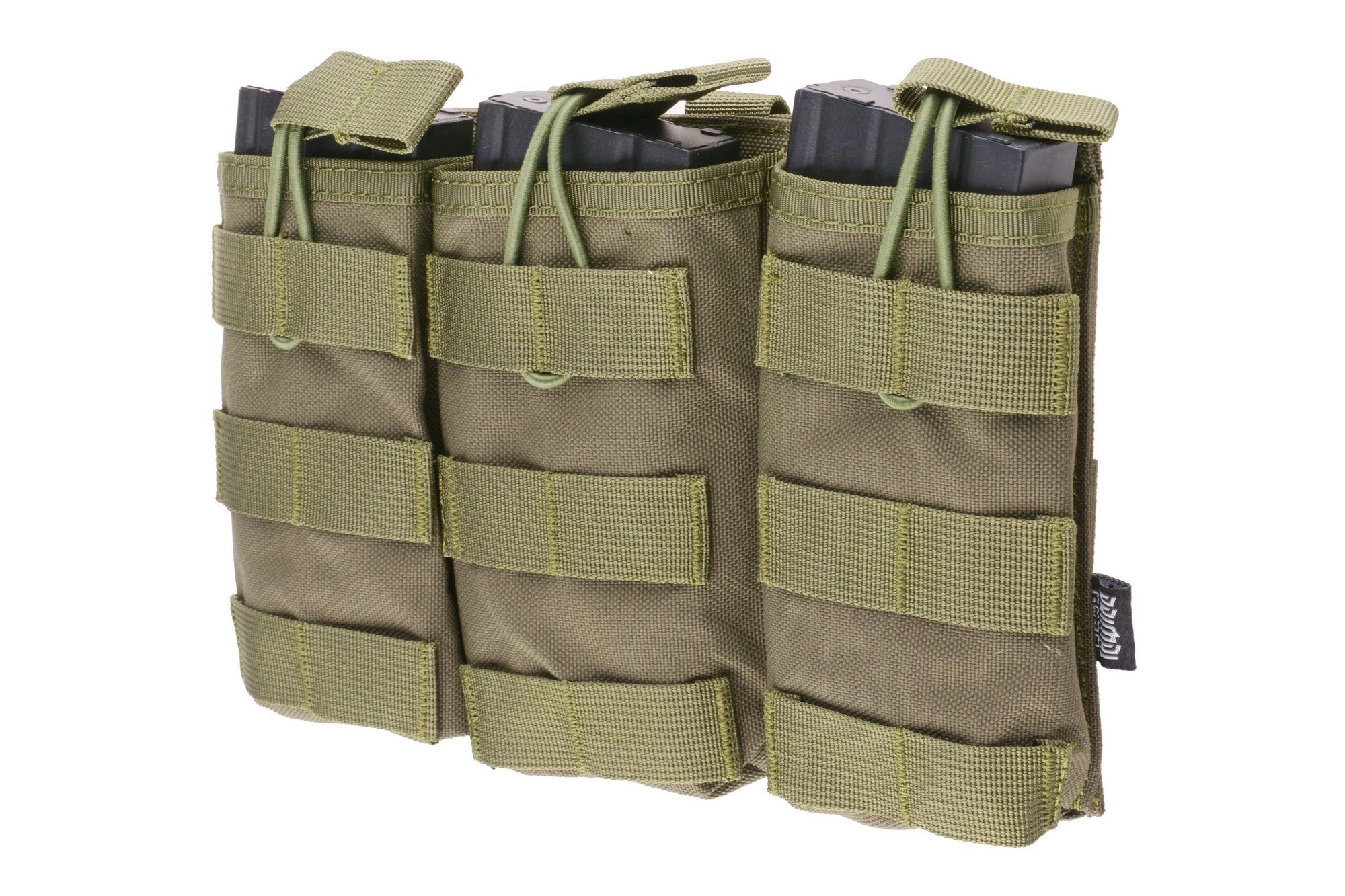 Triple Open I Pouch for AK/M4/G36 Magazines - Olive Drab