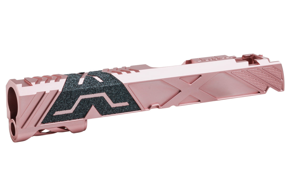 Dr. Black Aluminum Type 'X' Slide For Tokyo Marui Hi Capa 5.1 GBB Airsoft Pistol (Pink)