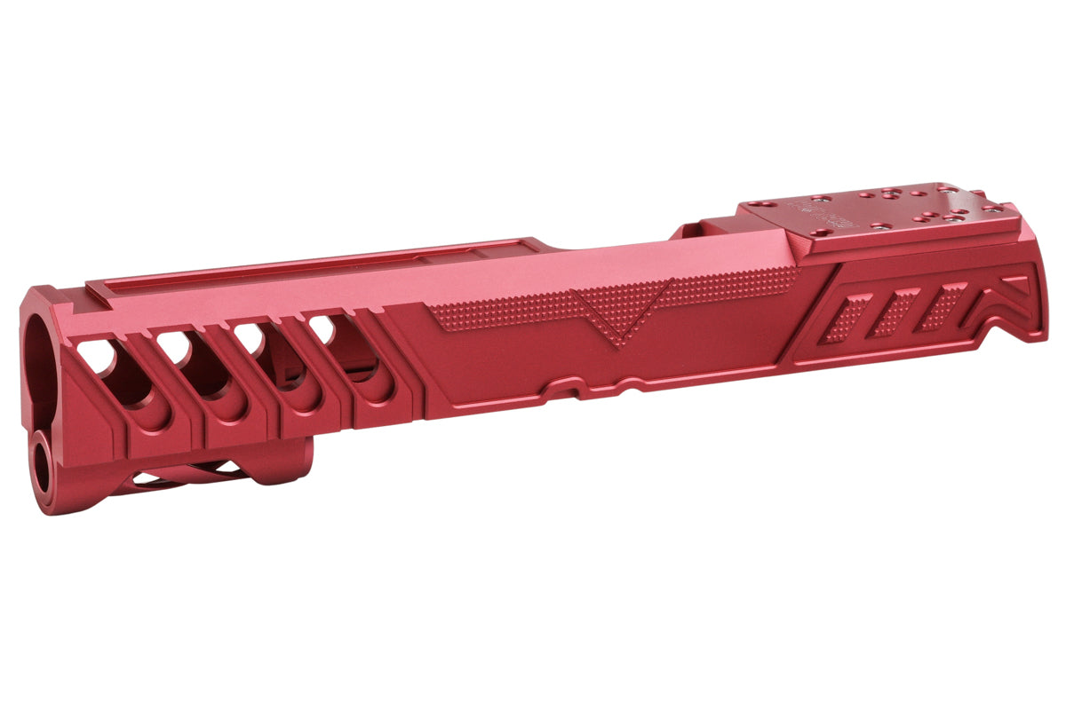 Dr. Black Aluminum Type W Optics Ready Slide For Tokyo Marui Hi Capa 5.1 GBB Airsoft Pistol (Magenta