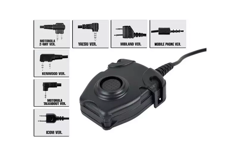 zPeltor Military plug PTT (ICOM)