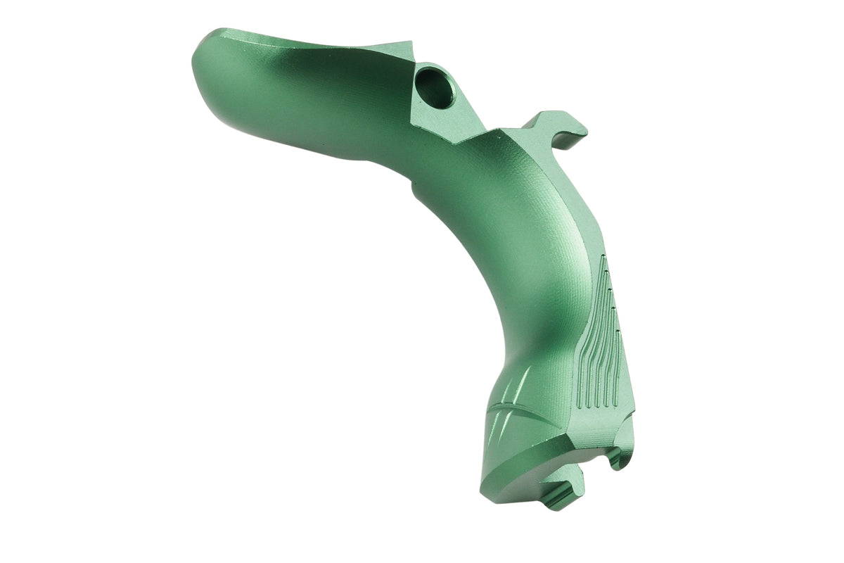 Dr. Black Aluminum Type C Grip Safety For Tokyo Marui Hi Capa GBB Airsoft Pistol (Green)