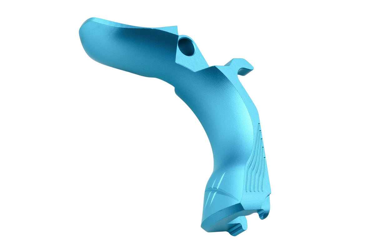 Dr. Black Aluminum Type C Grip Safety For Tokyo Marui Hi Capa GBB Airsoft Pistol (Aqua)