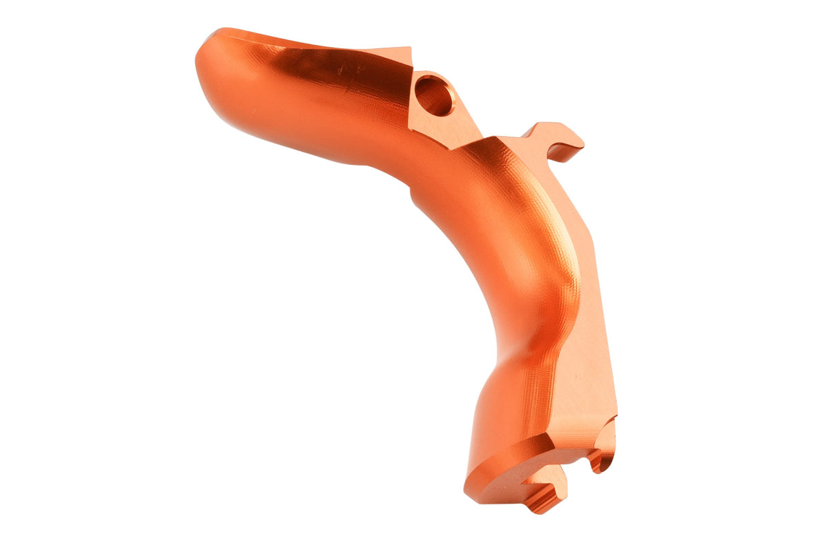 Dr. Black Aluminum Type B Grip Safety For Tokyo Marui Hi Capa GBB Airsoft Pistol (Orange)