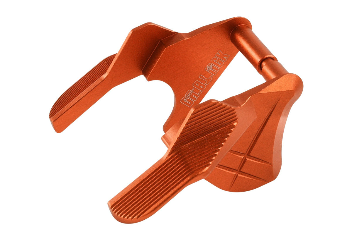 Dr. Black Aluminum Type C Thumb Safety For Tokyo Marui Hi Capa GBB Airsoft (Orange)