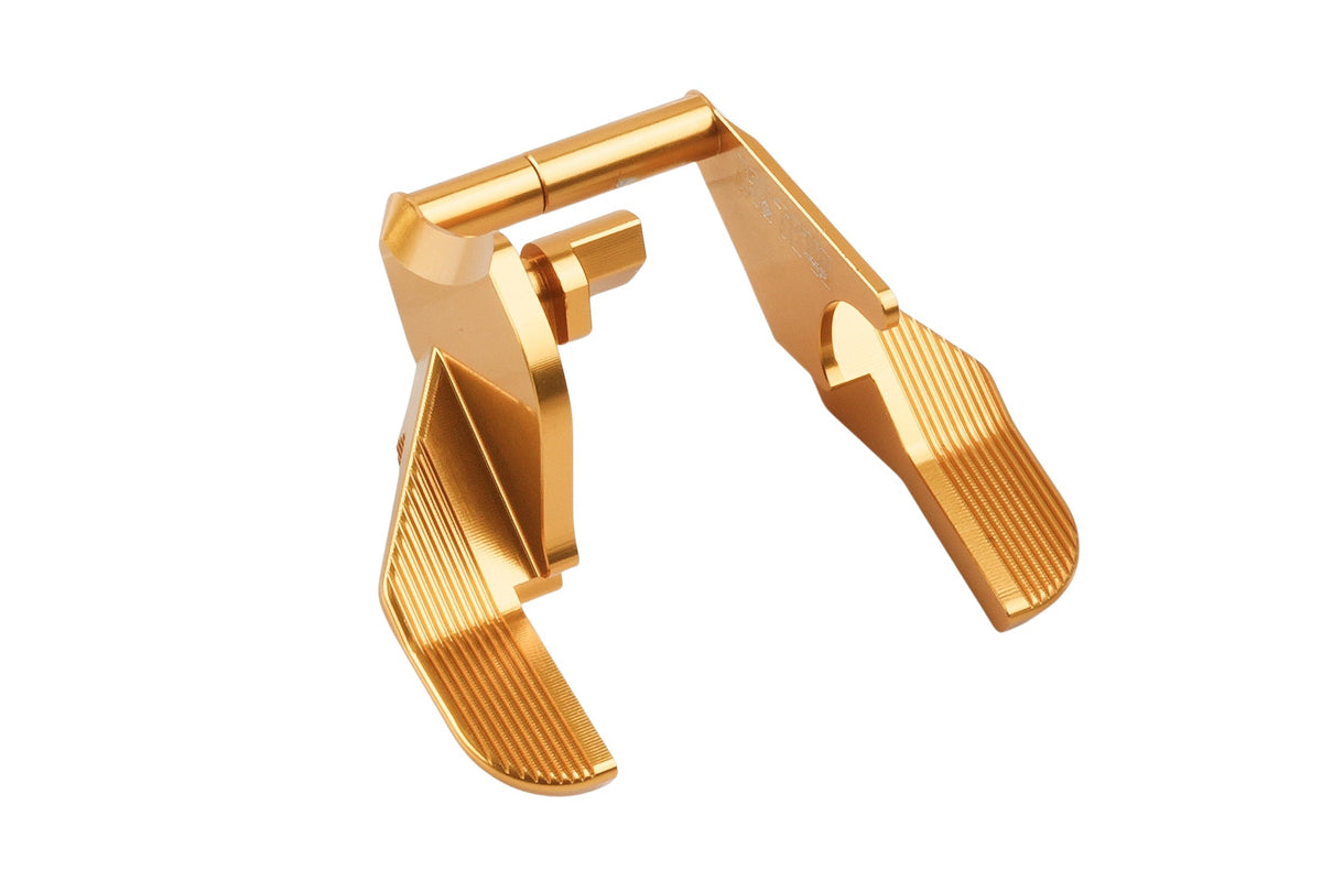 Dr. Black Aluminum Type B Thumb Safety For Tokyo Marui Hi Capa GBB Airsoft (Gold)