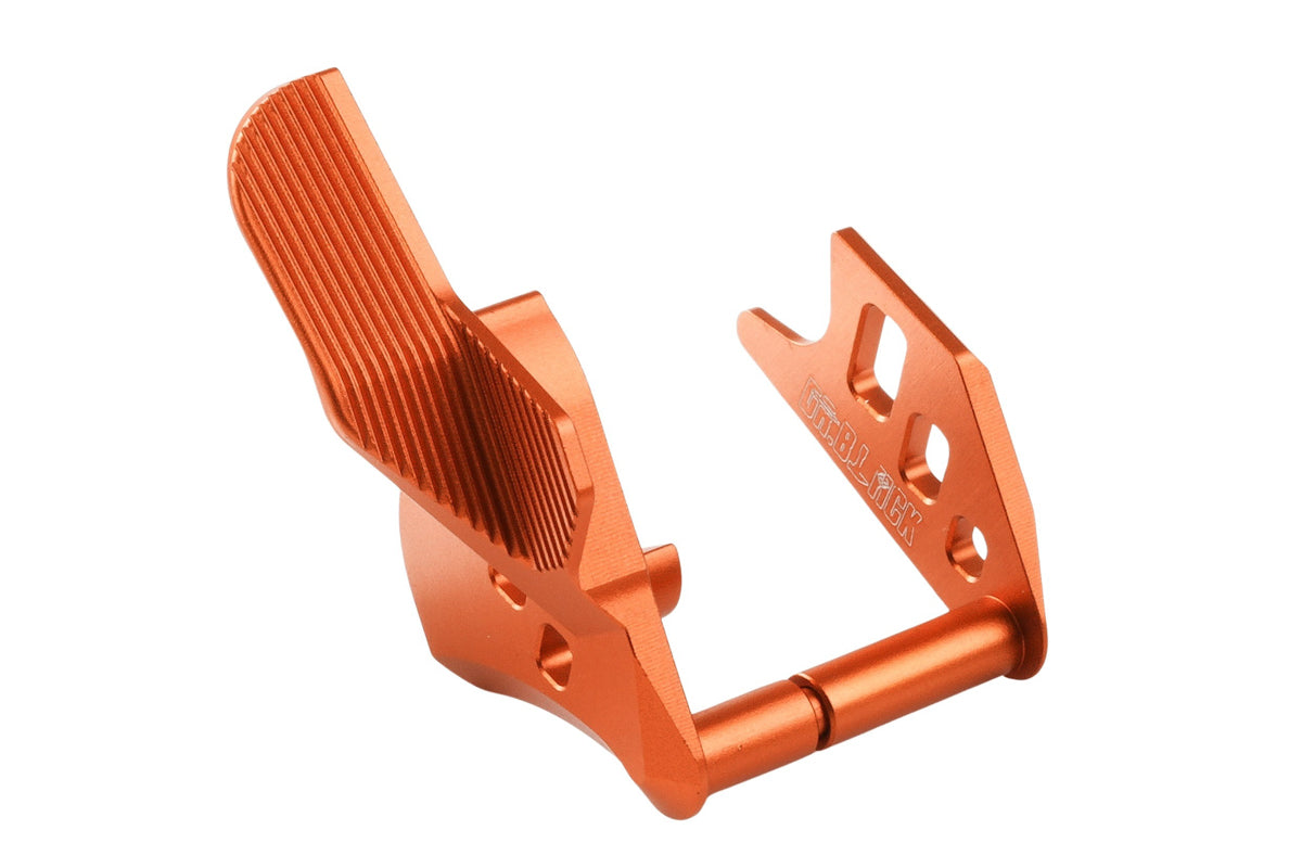 Dr. Black Aluminum Type A Thumb Safety For Tokyo Marui Hi Capa GBB Airsoft (Orange)