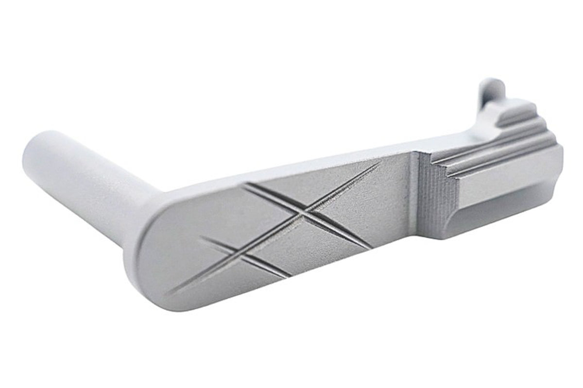 Dr. Black Aluminum Type C Slide Stop For Tokyo Marui Hi Capa GBB Airsoft Pistol (Gray)