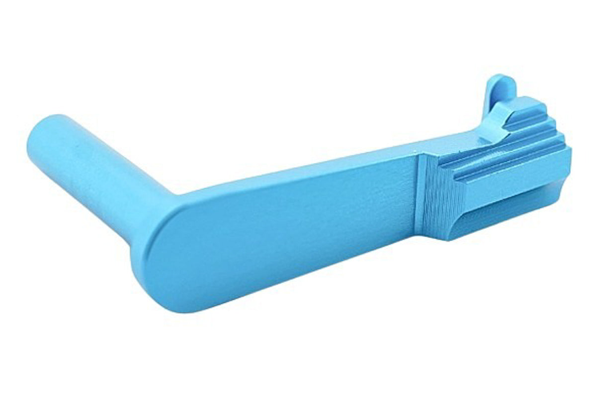 Dr. Black Aluminum Type B Slide Stop For Tokyo Marui Hi Capa GBB Airsoft Pistol (Aqua)