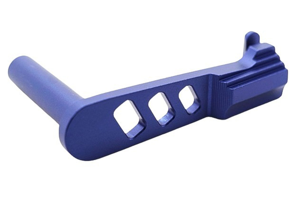 Dr. Black Aluminum Type A Slide Stop For Tokyo Marui Hi Capa GBB Airsoft Pistol (Blue)