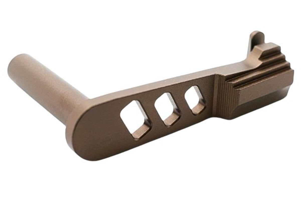 Dr. Black Aluminum Type A Slide Stop For Tokyo Marui Hi Capa GBB Airsoft Pistol (Tan)