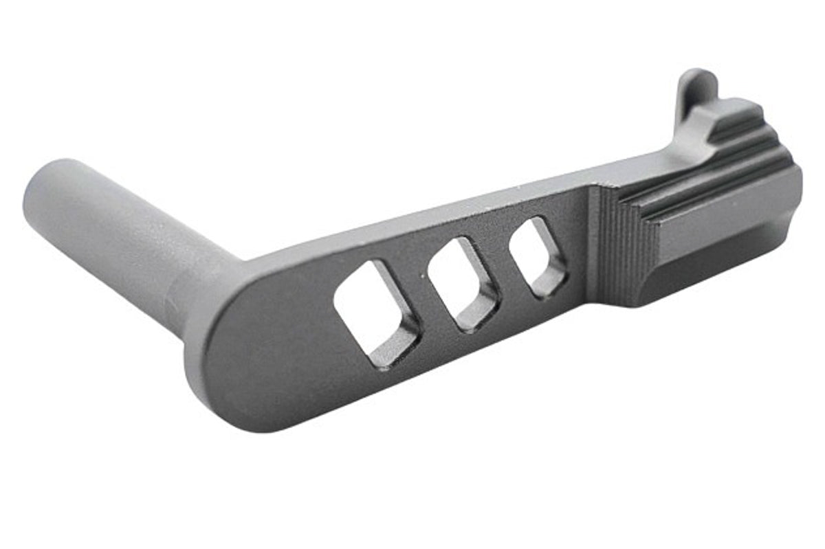 Dr. Black Aluminum Type A Slide Stop For Tokyo Marui Hi Capa GBB Airsoft Pistol (Gray)