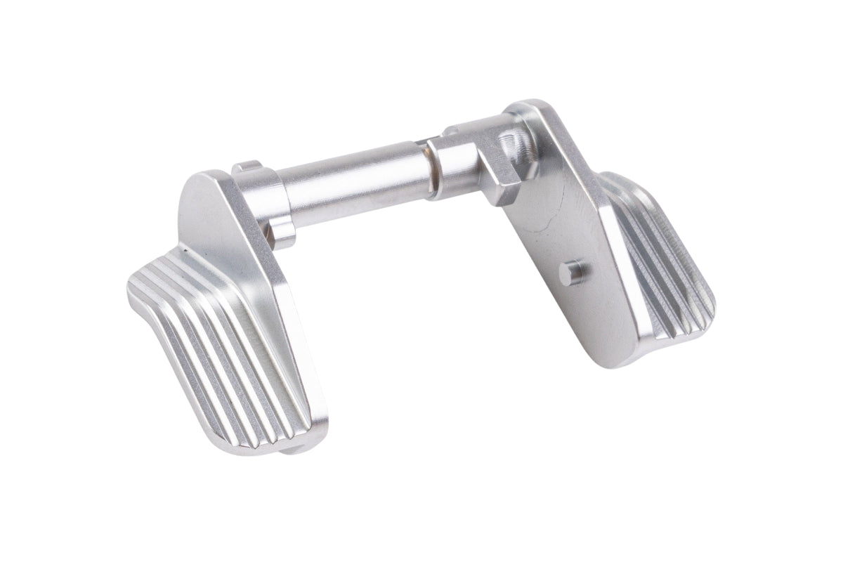 5KU Stainless Ambi Extra Wide Thumb Safety For KJ CZ Shadow 2 GBB Airsoft Pistol (Silver)