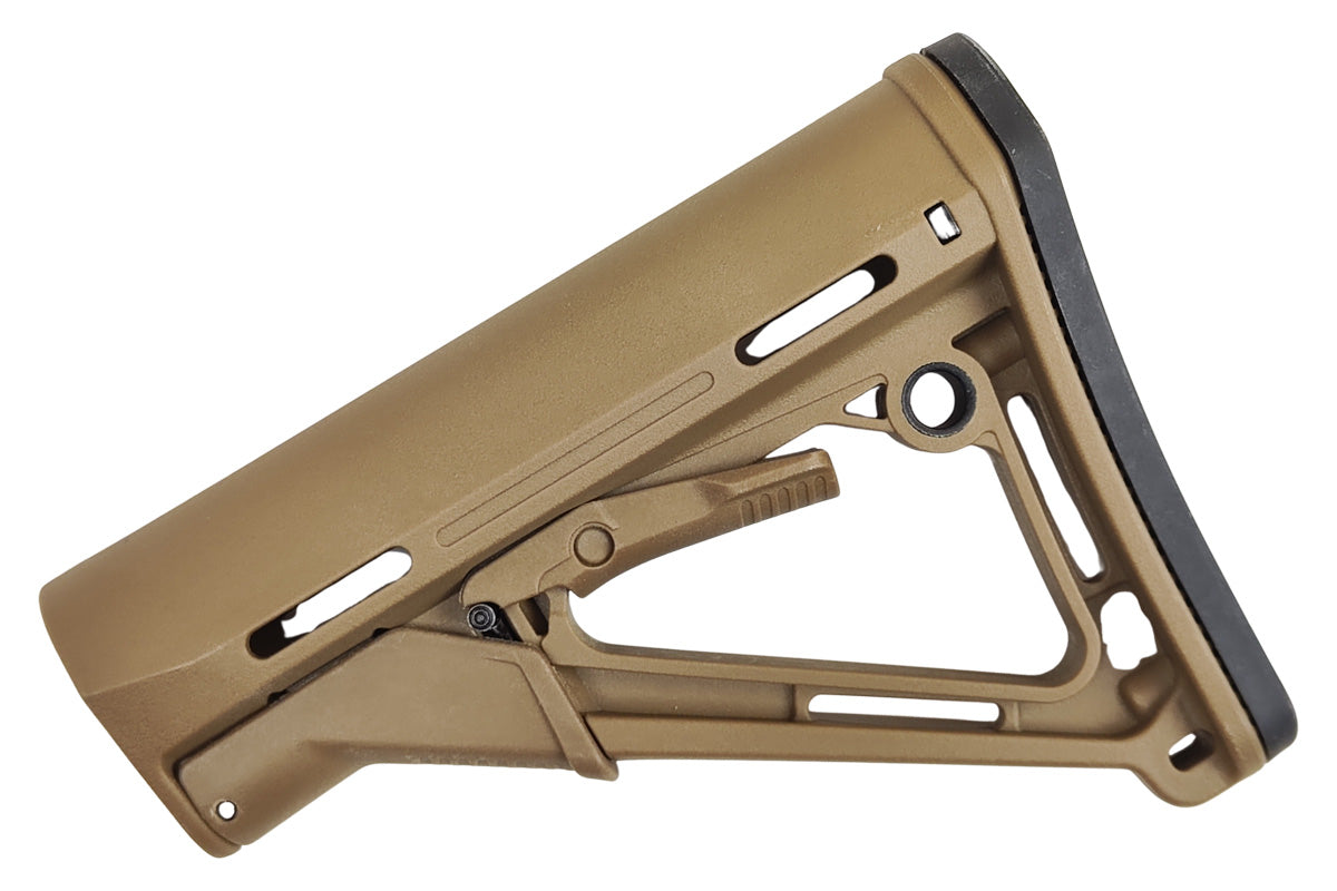 E&C CTR Style Retractable Stock for AR/ M4 Airsoft ( DE )