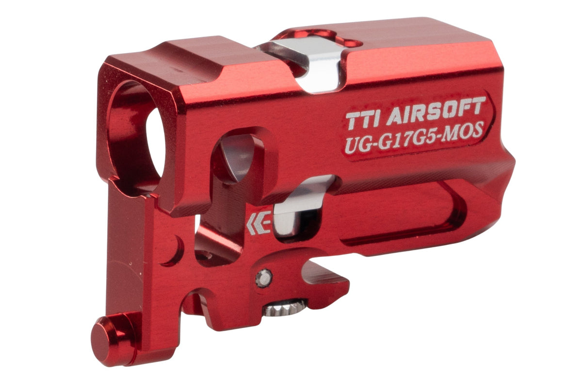 TTI Airsoft Infinity One Piece Full CNC TDC Hop Up Chamber For GHK G17 Gen5 MOS GBB Airsoft (Red)