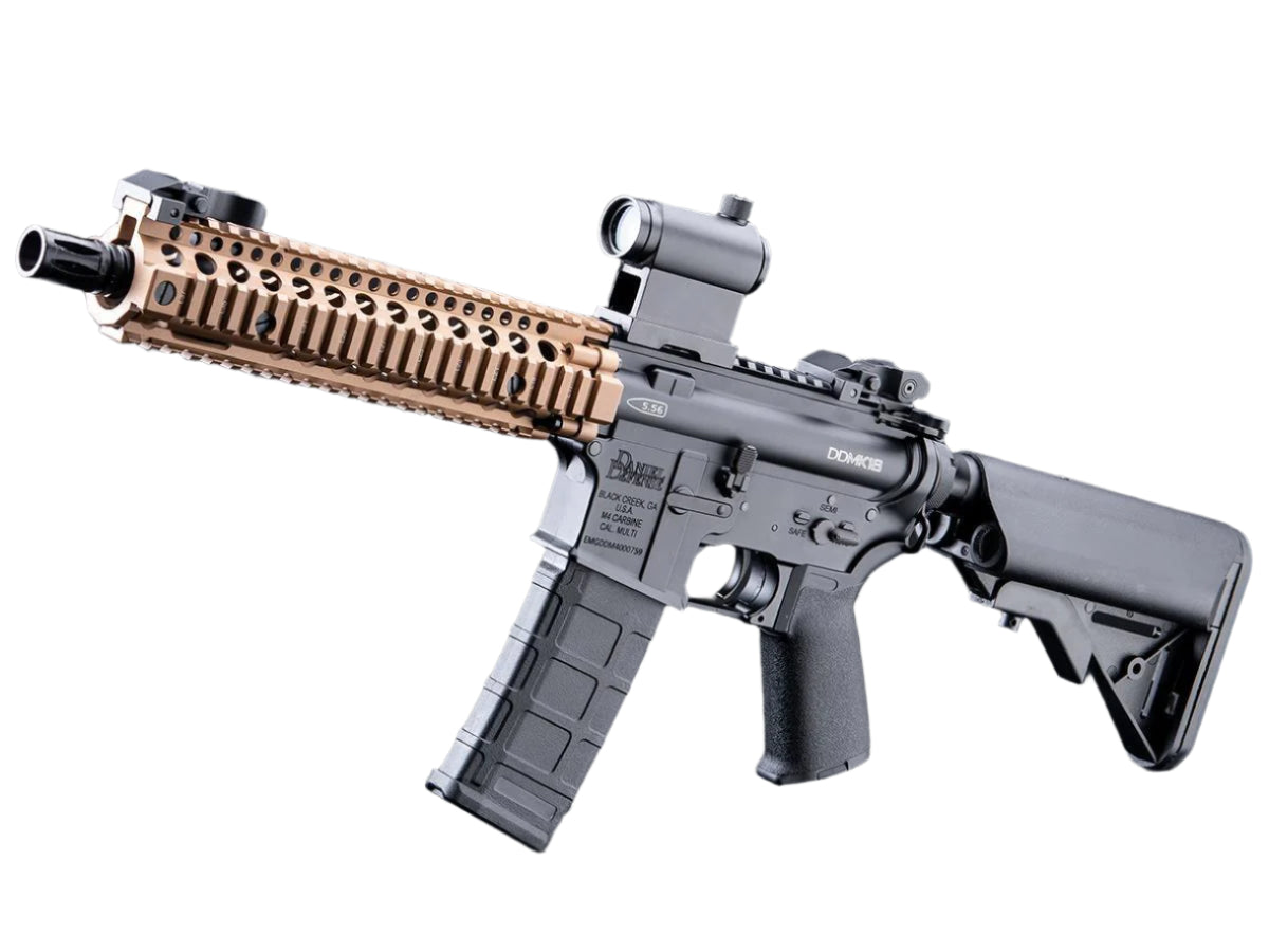 EMG Daniel Defense Licensed DDM4 Airsoft AEG Rifle w/ CYMA Platinum QBS Gearbox