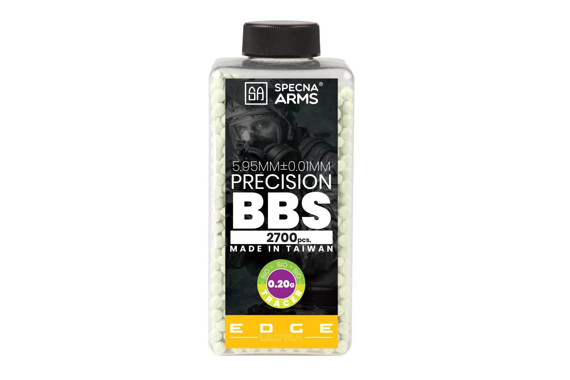 Specna Arms EDGE ULTRA™ BIO precision bbs -Green Tracer